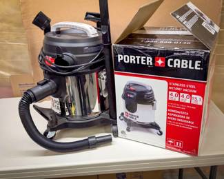 Porter Cable 4HP 4 Gallon Stainless Steel Wet/Dry Vac