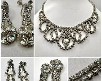 (6) Vintage Rhinestone Pieces