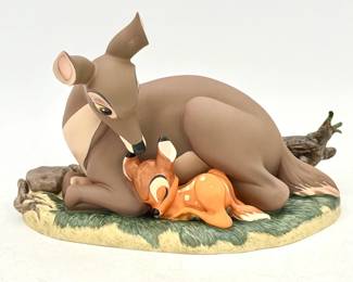 Walt Disney Classics Collection (WDCC) My Little Bambi And Mother Figurine With COA