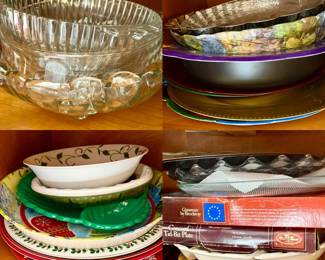 Platters And Serving Items Mystery Lot