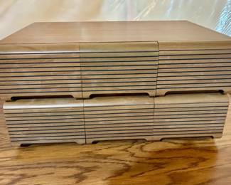 6-Drawer Tape Storage Chest with Contents