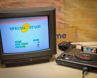 Pristine Sega Genesis Console