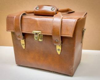 Gorgeous Velvet Lined Leather Camera Bag
