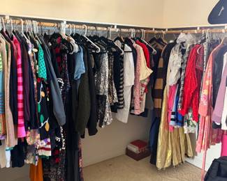 LOADED CLOSET OF COOL FUNKY CLOTHES