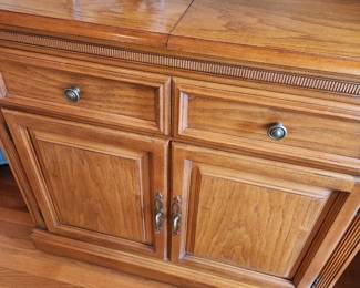 Front Entry Cabinet with Extension. 