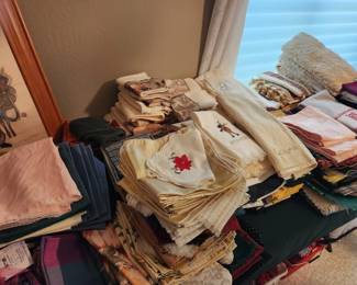 Tea Towels and other Linens.