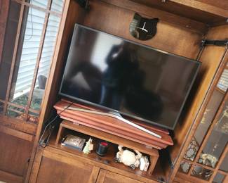 Arts and Crafts/Mission Style Entertainment Center. 