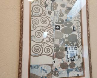 Framed Print of 'Fulfillment' by Gustav Klimt