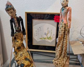 Wayang Golek rod puppets