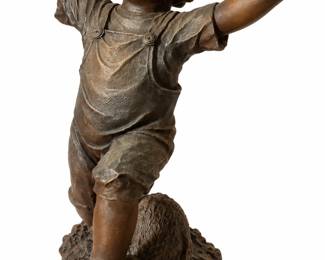 Escultura de Bronze em Alegria
