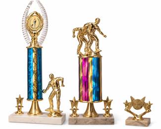Colecao de Trofeus Vintage Esportivos