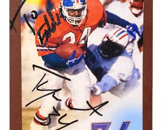 Cartao Autografado de Tyrone Braxton