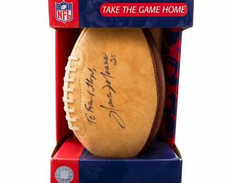 Bola NFL Autografada em Embalagem Original