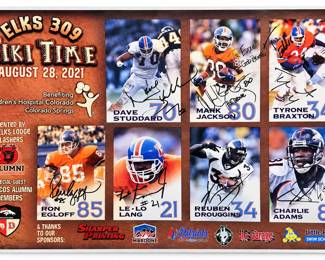 Cartaz Tiki Time com Lendas do Broncos