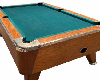 Mesa de Bilhar Vintage Desgastada