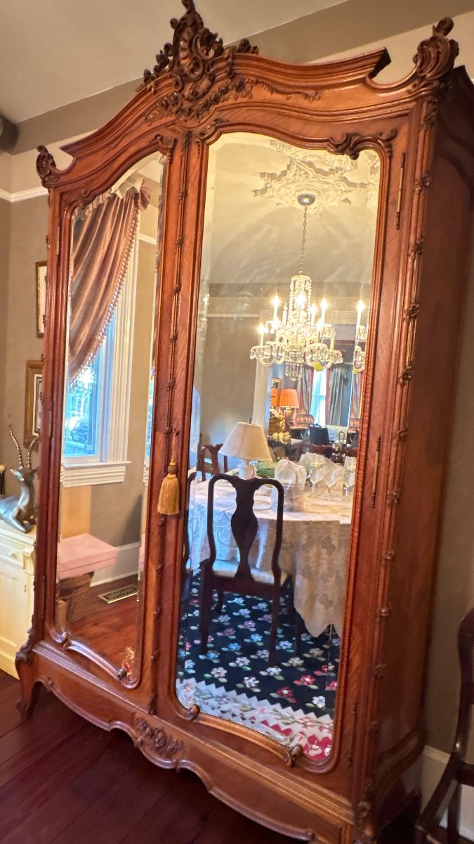 antique French Louis XV / Rococo-style Wardrobe