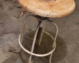 rustic stool