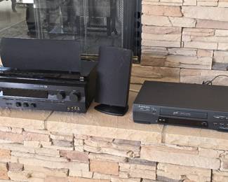 Yamaha 5.1 Full System with Sony BluRay Player, Mitsubishi HIFi Deck