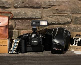 Nikon FE and accessories 