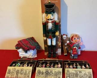 Assortment of Christmas Decor, Including Thomas Pacconi Classics