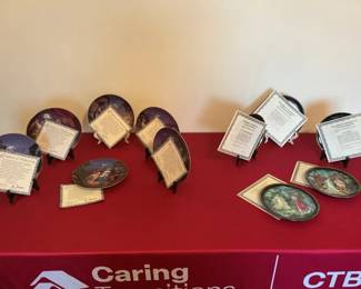 Franklin Commemorative Plates, the Christmas Story Series, Part of the Legend of the Snow