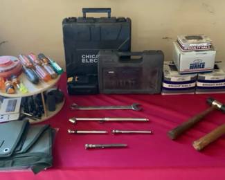 Chicago Electric Drill and Other Tools