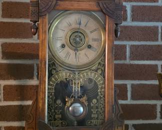 Eastlake Style Gingerbread Mantel Clock