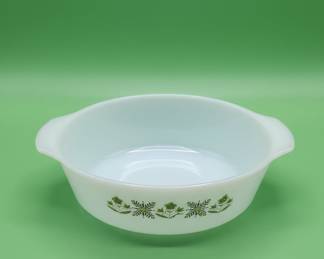 Anchor Hocking Fire-King Meadow Green 1 1/2 Qt Casserole