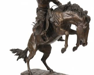 Bronco Buster Frederick Remington Bronze Sculpture