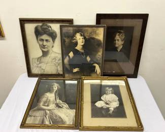 Lot 17: Collection of Vintage Portrait Photographs