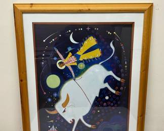 Lot 34: Cowboy Rodeo Dance Poster Signed 