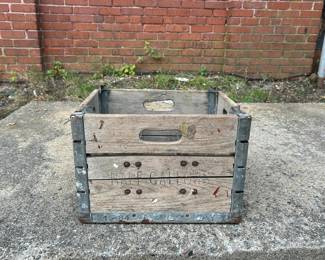 Lot 13: Vintage Advertising Milk Crate