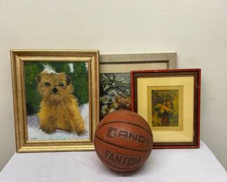 Lot 9: Three Pieces of Artwork Signed 