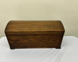 Lot 43: Vintage Dovetailed Document Box 