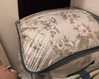 Laura Ashley Breezy Floral Cotton Quilt