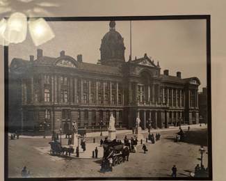 Vintage Photograph of Birmingham Council House and Victoria Square