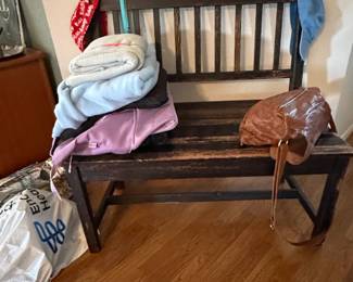 Rustic SpindleBack Entryway Bench
