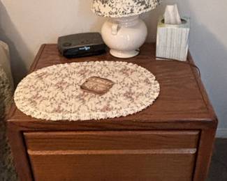 MidCentury Modern Style TwoDrawer Nightstand