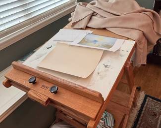 Best Easel Co. Oak Studio Table Easel