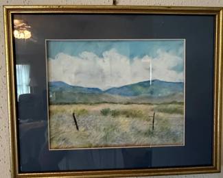 Original Pastel Landscape Painting