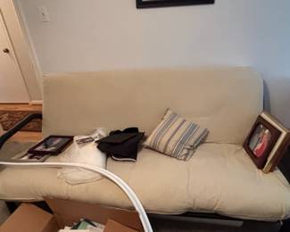 Metal Frame Futon Sofa