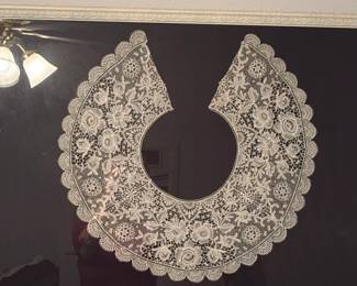 Antique Brussels Duchesse Lace Collar
