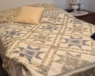 Lone Star Pattern Patchwork Quilt