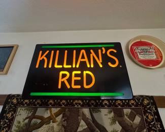 Collectible beer signs