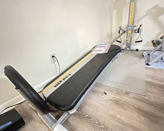 Total gym, exercise equipment