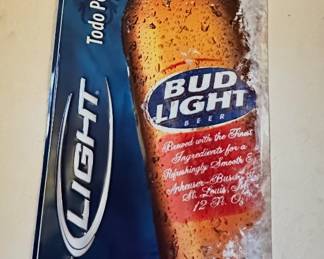 Collectible beer signs