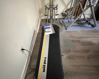 Total gym, exercise equipment