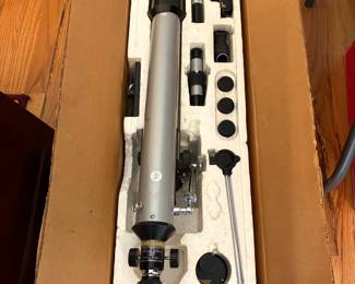 R43 -  $40. Model 4. 6309. Astronomical refractor telescope in original box.