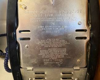 R45 - $45. Sun beam model T – 20B toaster with chrome finish. Very good vintage condition. 