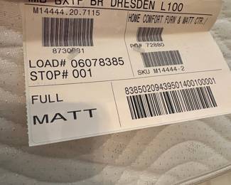 R5 - $150. Link Taylor full-size four poster bed. Very good vintage condition mattress and boxspring are included if you want them.